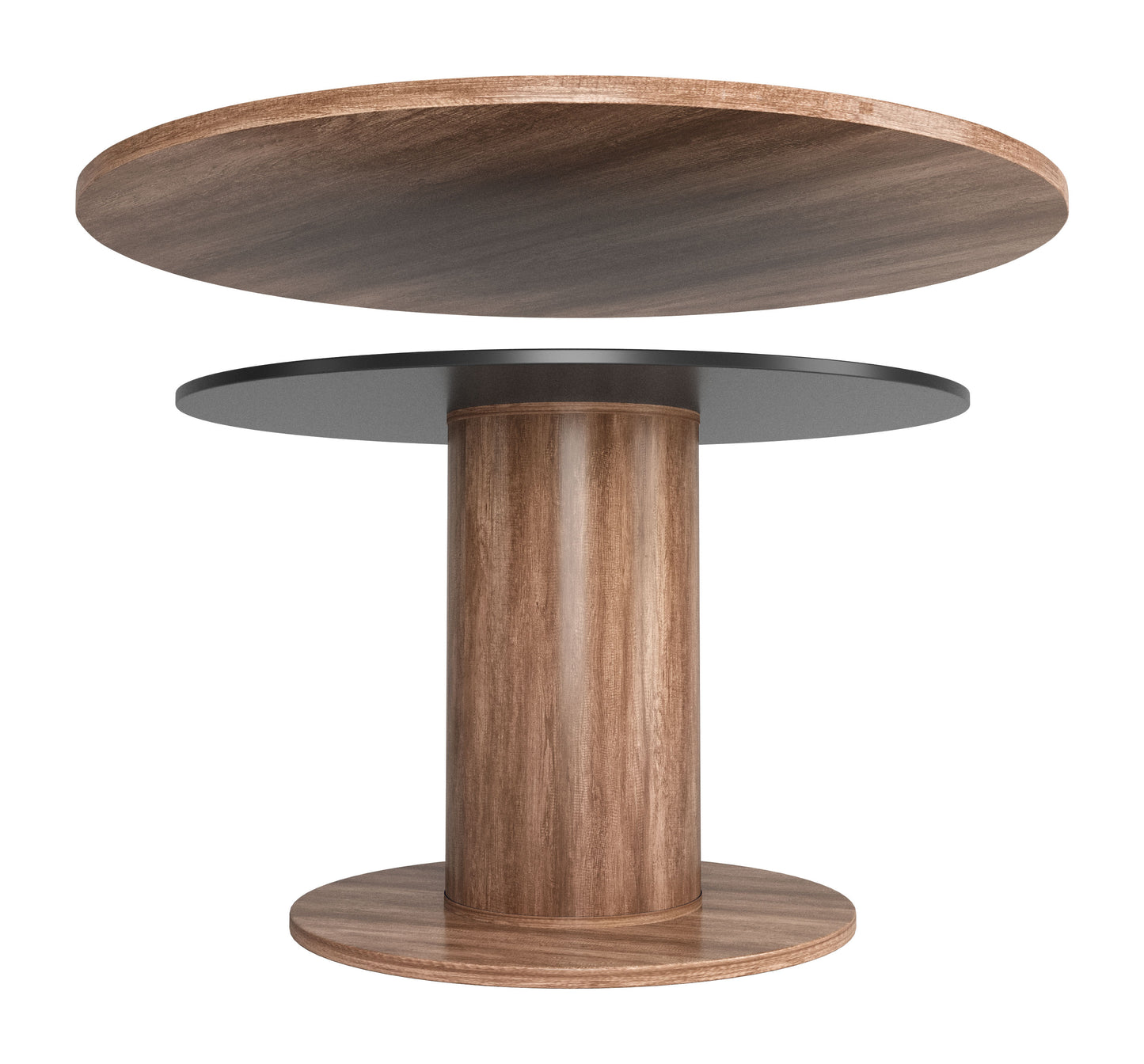 Vault 2-in-1 Table Brown Dining and Games Table - Multi-functional Dining and Game Table with a Rich Brown Finish for Versatile Entertainment