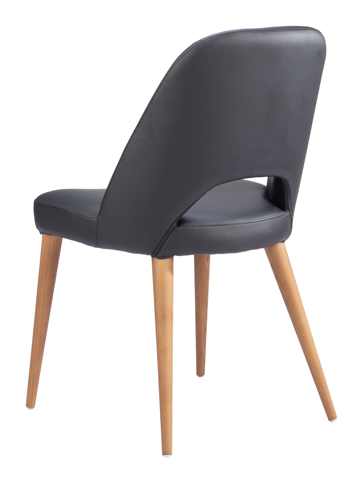 Leith Dining Chair Set of 2 - Black Modern Chairs for Elegant Dining Spaces