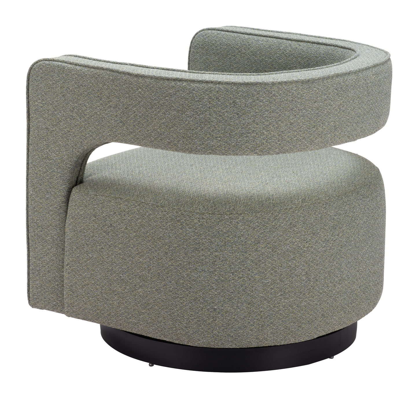 Turku Swivel Chair - Sage Green Stylish and Comfortable Swivel Chair for Modern Living Spaces
