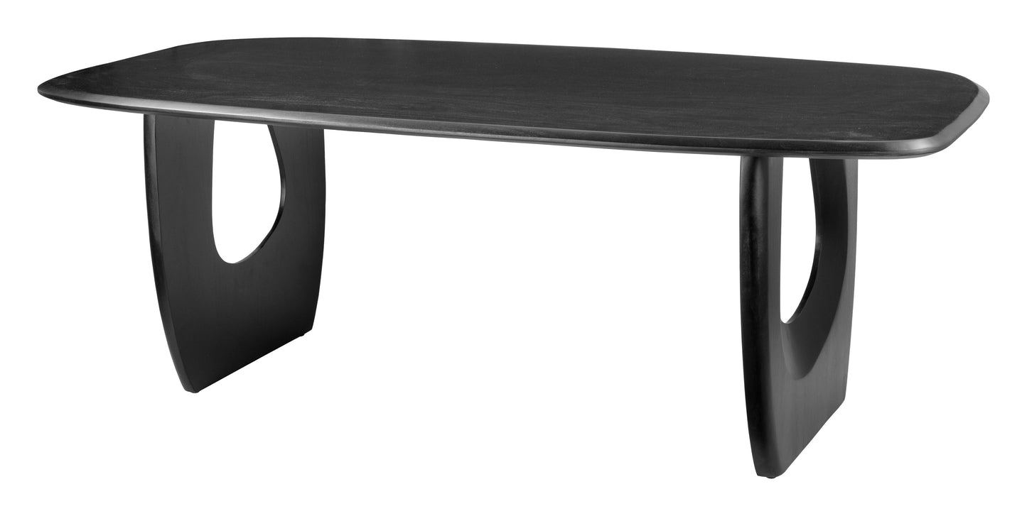 Arasan Dining Table Black β Elegant and Modern Black Dining Table for Your Dining Room or Home Interior