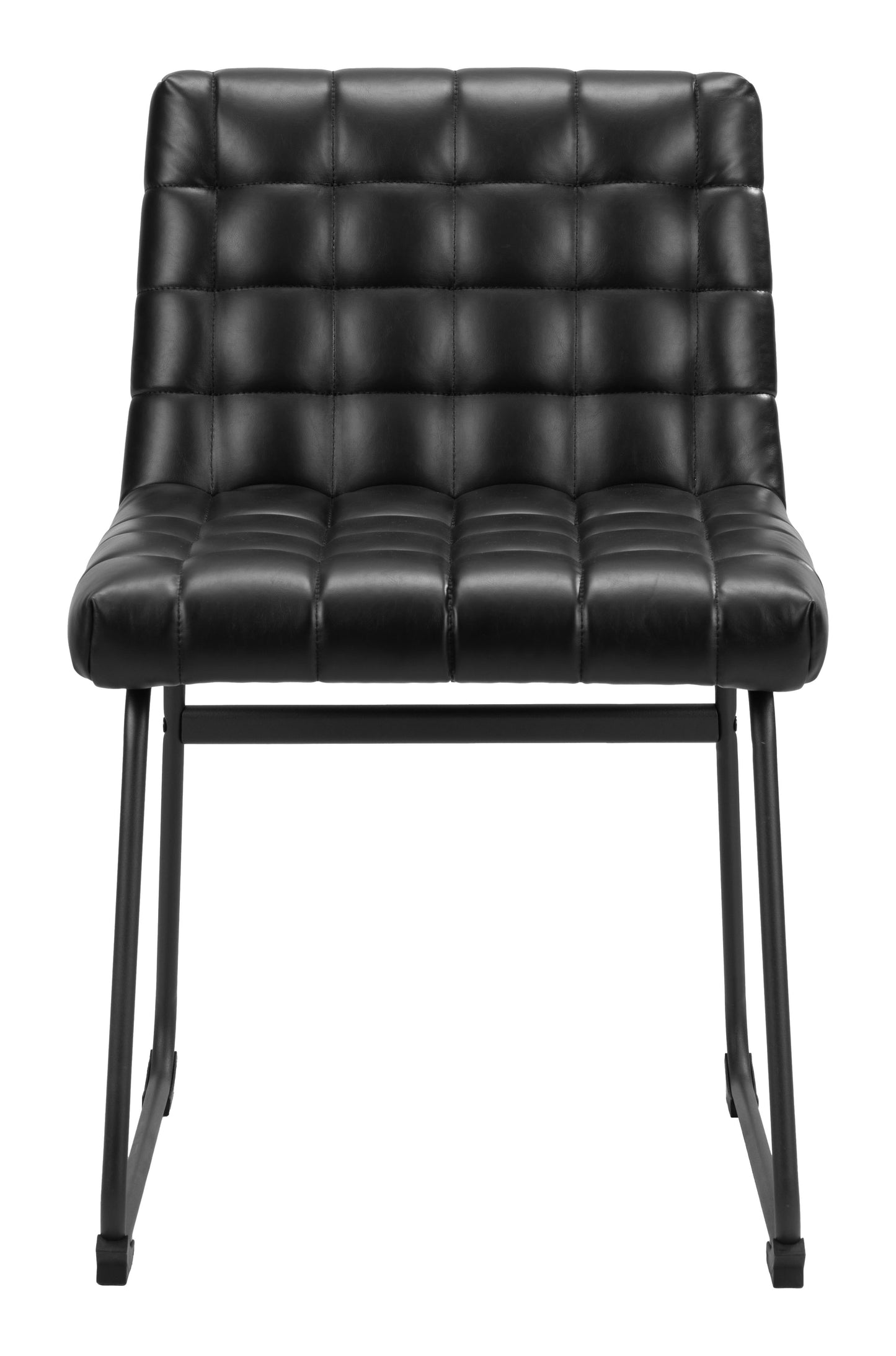 Pago Dining Chair Set of 2 - Black Stylish and Modern Upholstered Chairs for Elegant Dining Rooms
