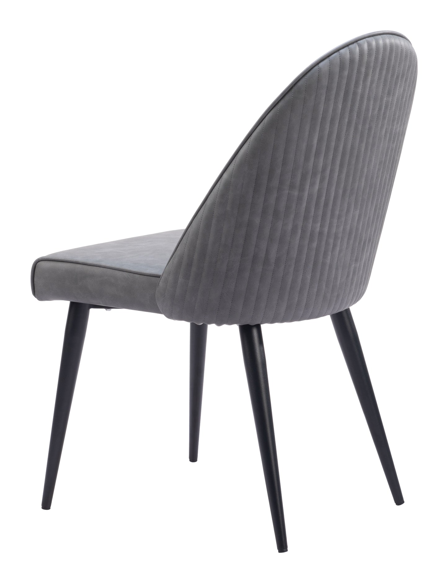 Silloth Armless Dining Chair Set of 2 - Gray Modern Chairs for Stylish Dining Rooms