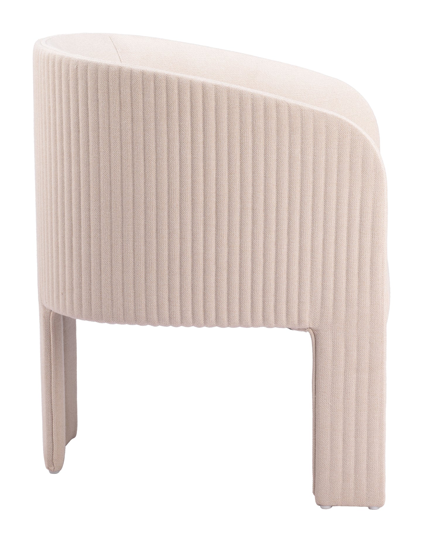 Hull Accent Chair - Beige Stylish Upholstered Chair for Cozy and Contemporary Spaces
