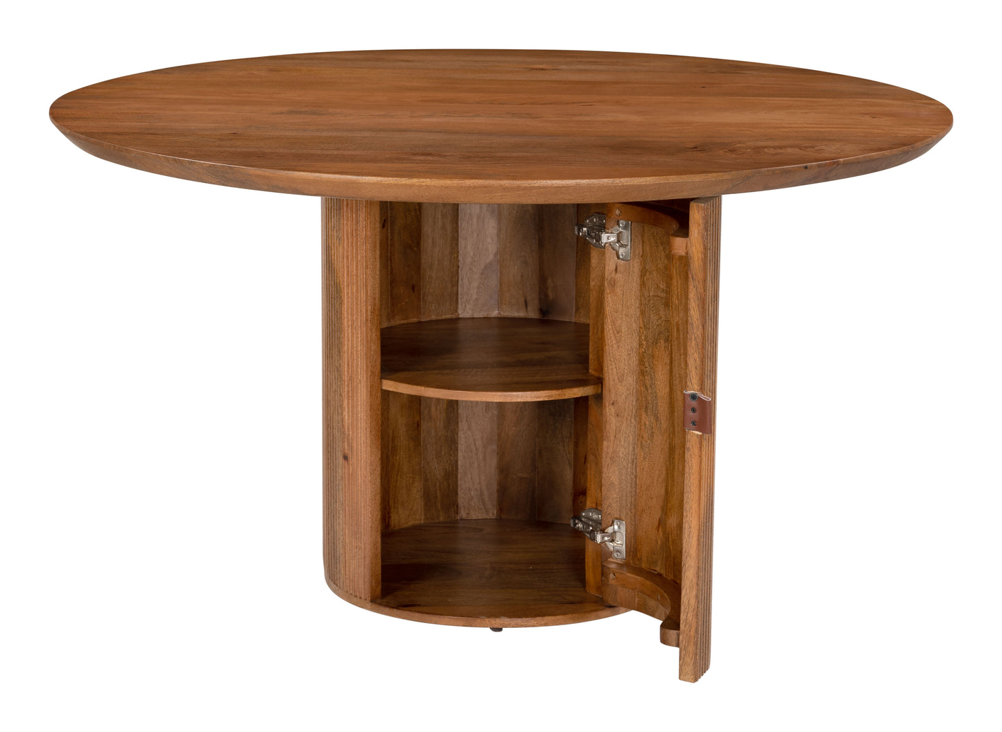 Izola Dining Table - Brown Stylish and Modern Dining Table for Contemporary Dining Rooms