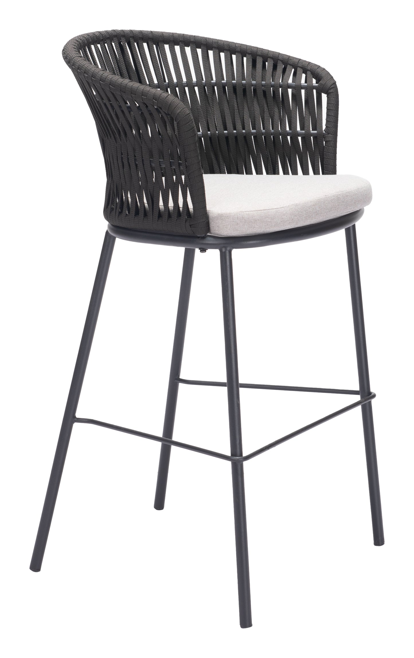 Freycinet Barstool Black (Set of 2) - Sleek & Modern Barstools with a Chic Black Finish for a Contemporary Look