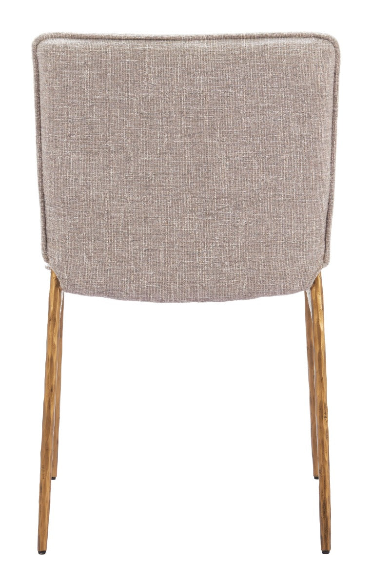 Nordvest Dining Chair Beige & Gold β Stylish Beige & Gold Dining Chair for Sophisticated Dining Rooms