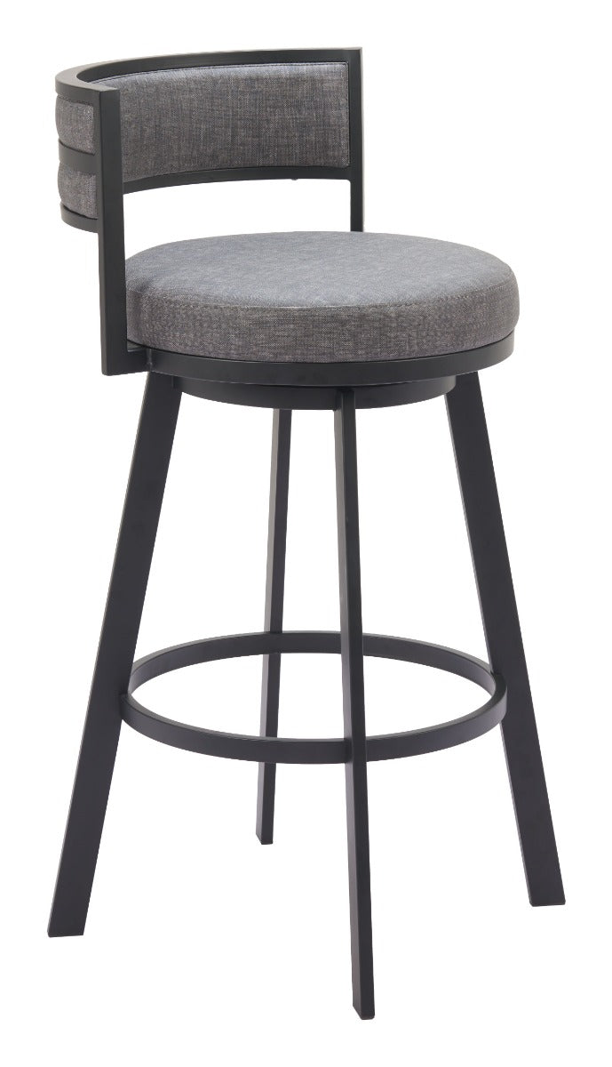 Gimsby Swivel Barstool Gray β Comfortable and Stylish Gray Swivel Barstool for Modern Kitchens or Bars