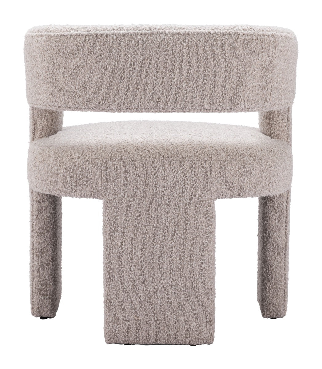 Java Accent Chair - Sandy Beige Stylish and Comfortable Upholstered Chair for Contemporary Living Spaces