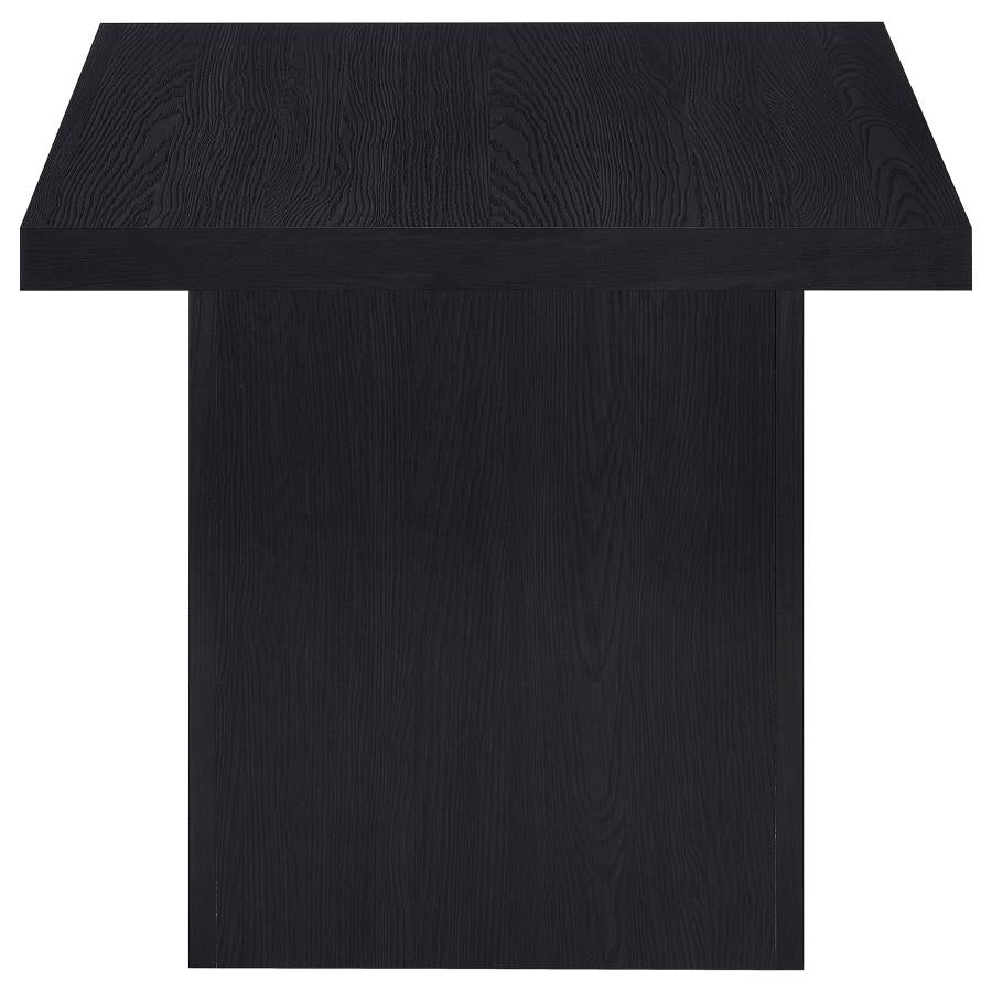 Max Modern Black Square End Table – Engineered Laminate Side Table