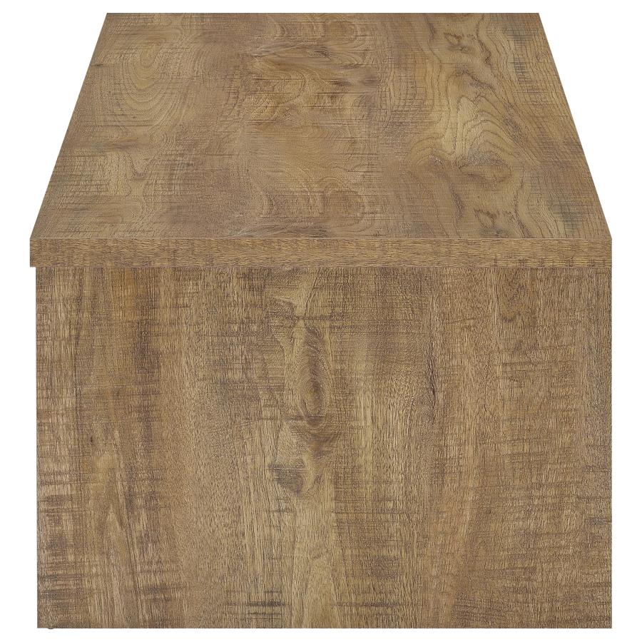 Canoga Light Oak Engineered Wood Lift Top Coffee Table - Functional Living Room Furniture