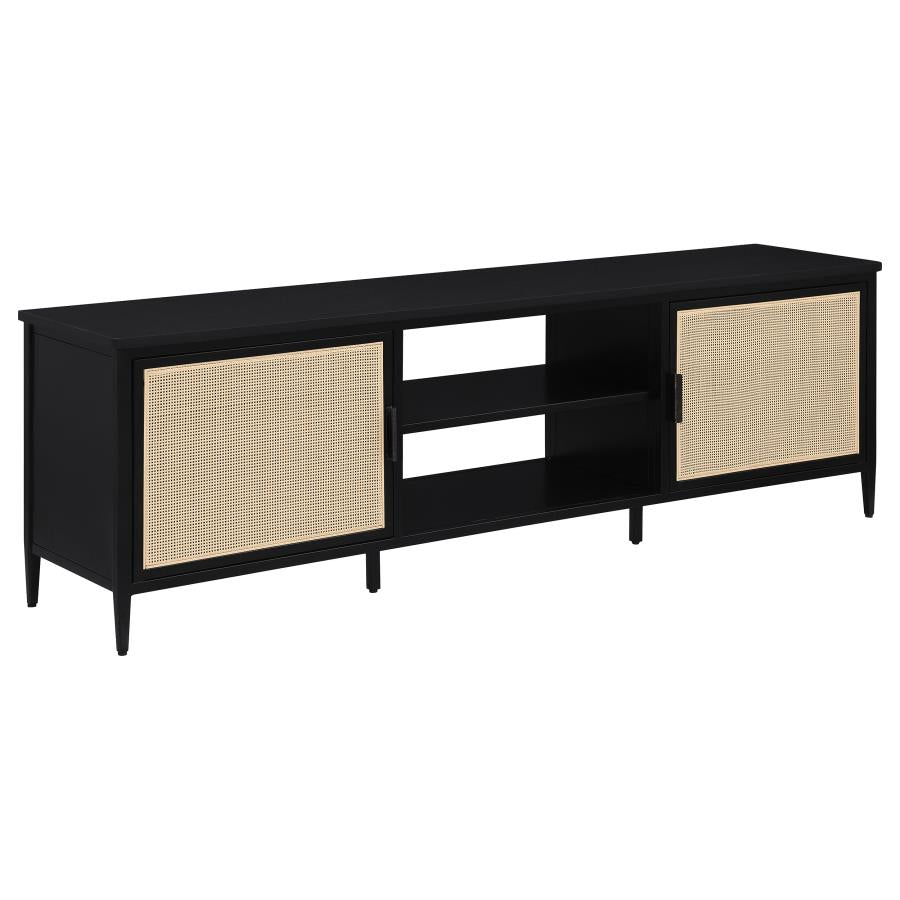 Tokyo Woven Rattan TV Stand - Chic and Functional Storage for Your Living Room Entertainment Setup