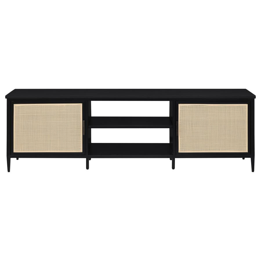 Tokyo Woven Rattan TV Stand - Chic and Functional Storage for Your Living Room Entertainment Setup