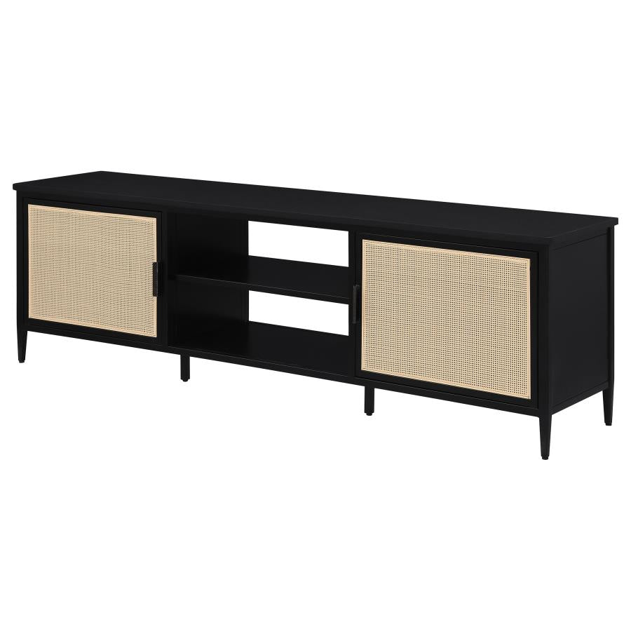 Tokyo Woven Rattan TV Stand - Chic and Functional Storage for Your Living Room Entertainment Setup