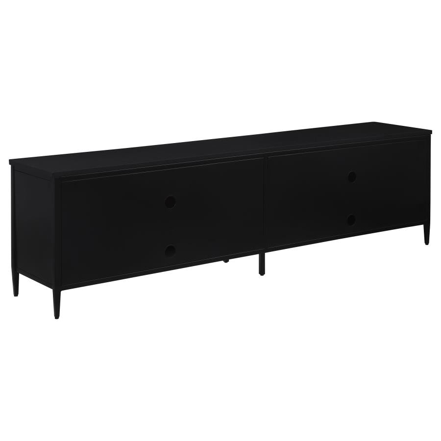 Tokyo Woven Rattan Design Entertainment Center - Stylish and Functional Storage with a Bohemian Touch