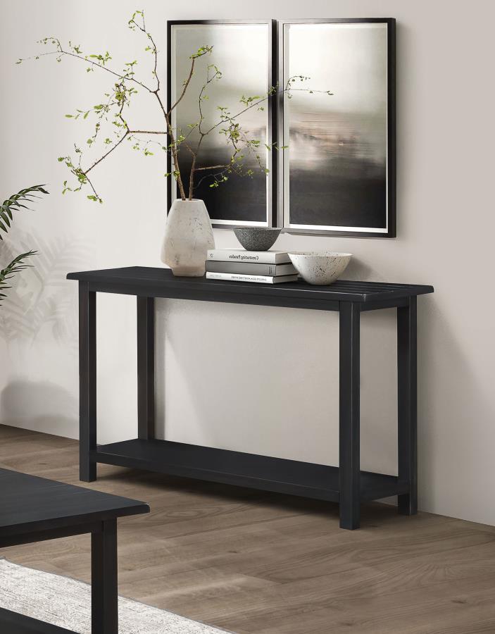 Payne Wood Entryway Sofa Console Table Java - Stylish and Functional Accent for Your Entryway or Living Room