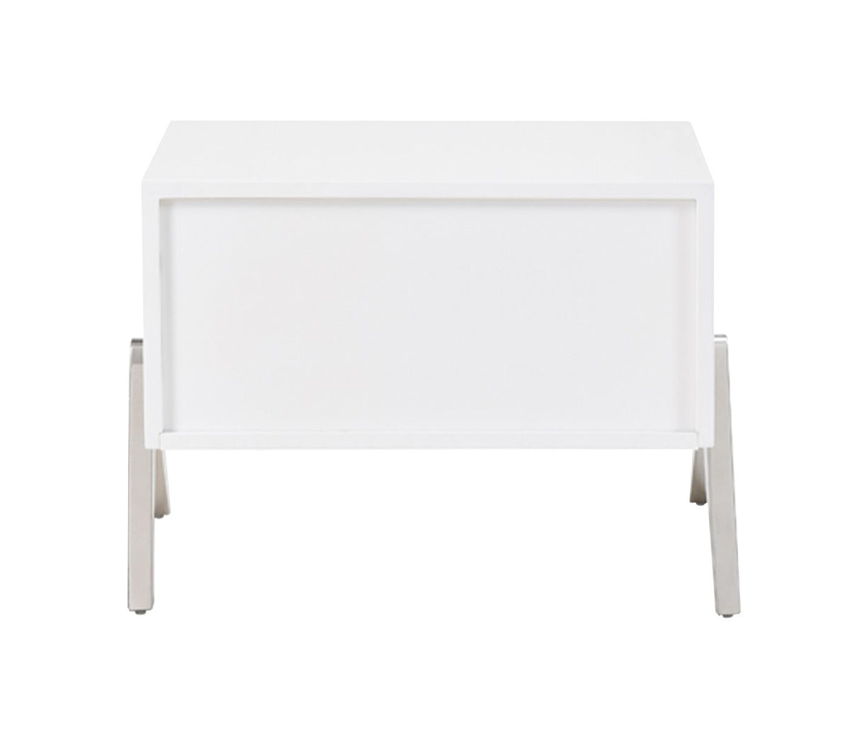 Candid White High Gloss Nightstand