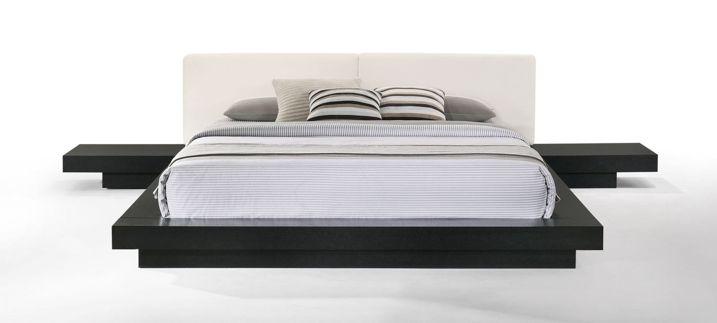 Modrest Tokyo - Chic Contemporary Black & White Platform Bed | Elegant Sleep Space