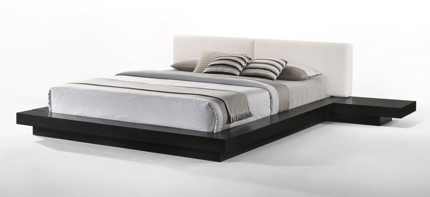 Modrest Tokyo - Chic Contemporary Black & White Platform Bed | Elegant Sleep Space