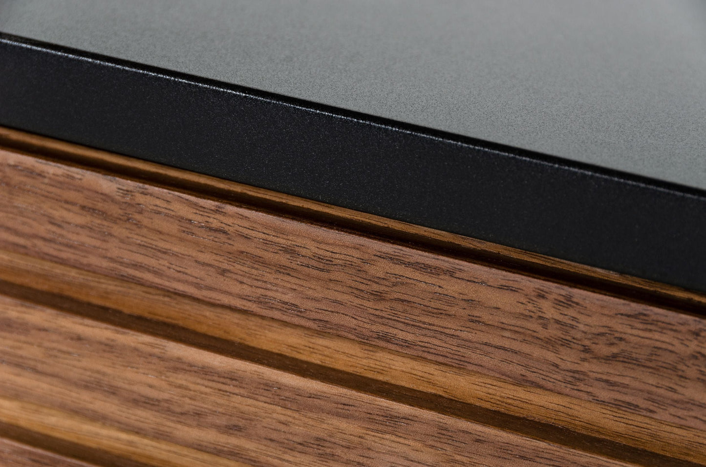 Modrest Maggie - Modern Walnut and Grey Buffet