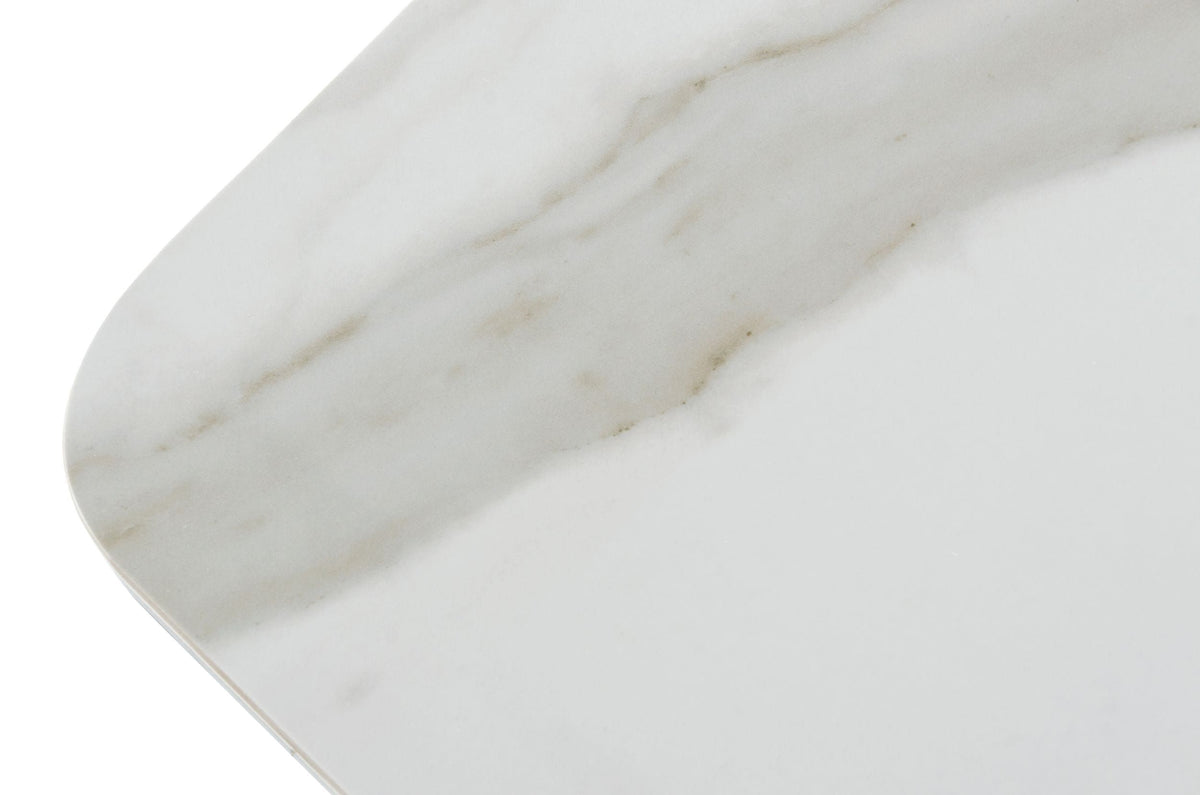 Encanto White Ceramic Dining Table