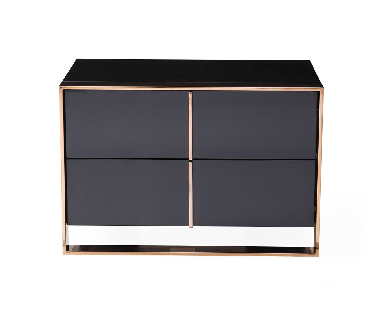 Cartier Black and Rose Gold Nightstand