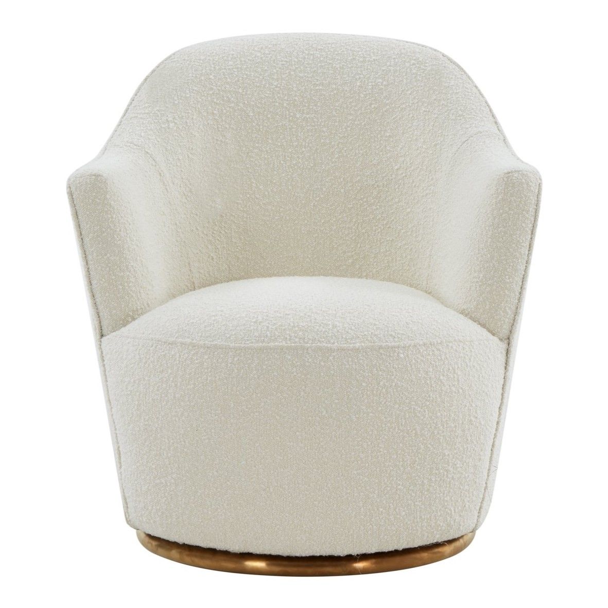 Vera Sherpa Swivel Accent Chair