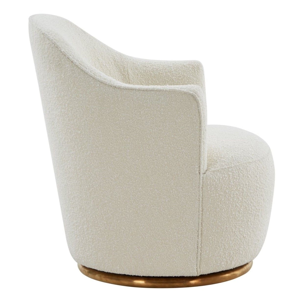 Vera Sherpa Swivel Accent Chair