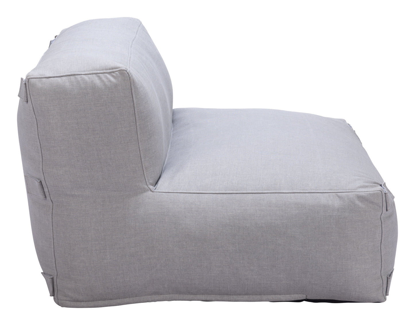 Luanda Middle Chair Gray - Contemporary & Comfortable Middle Chair with a Chic Gray Upholstery, Perfect for Modular Seating Arrangements