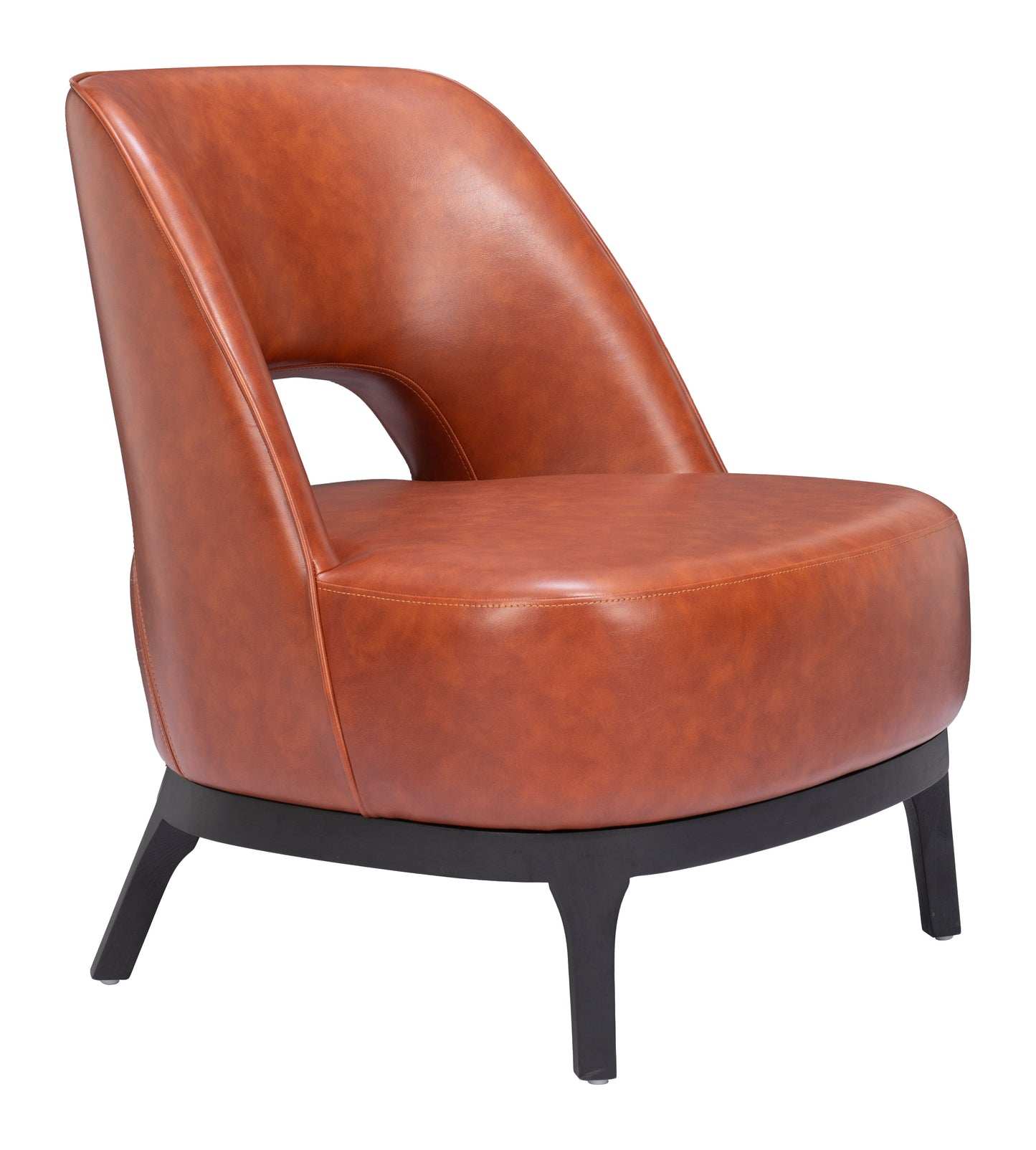 Mistley Accent Chair - Brown Stylish Upholstered Chair for Cozy and Modern Living Spaces