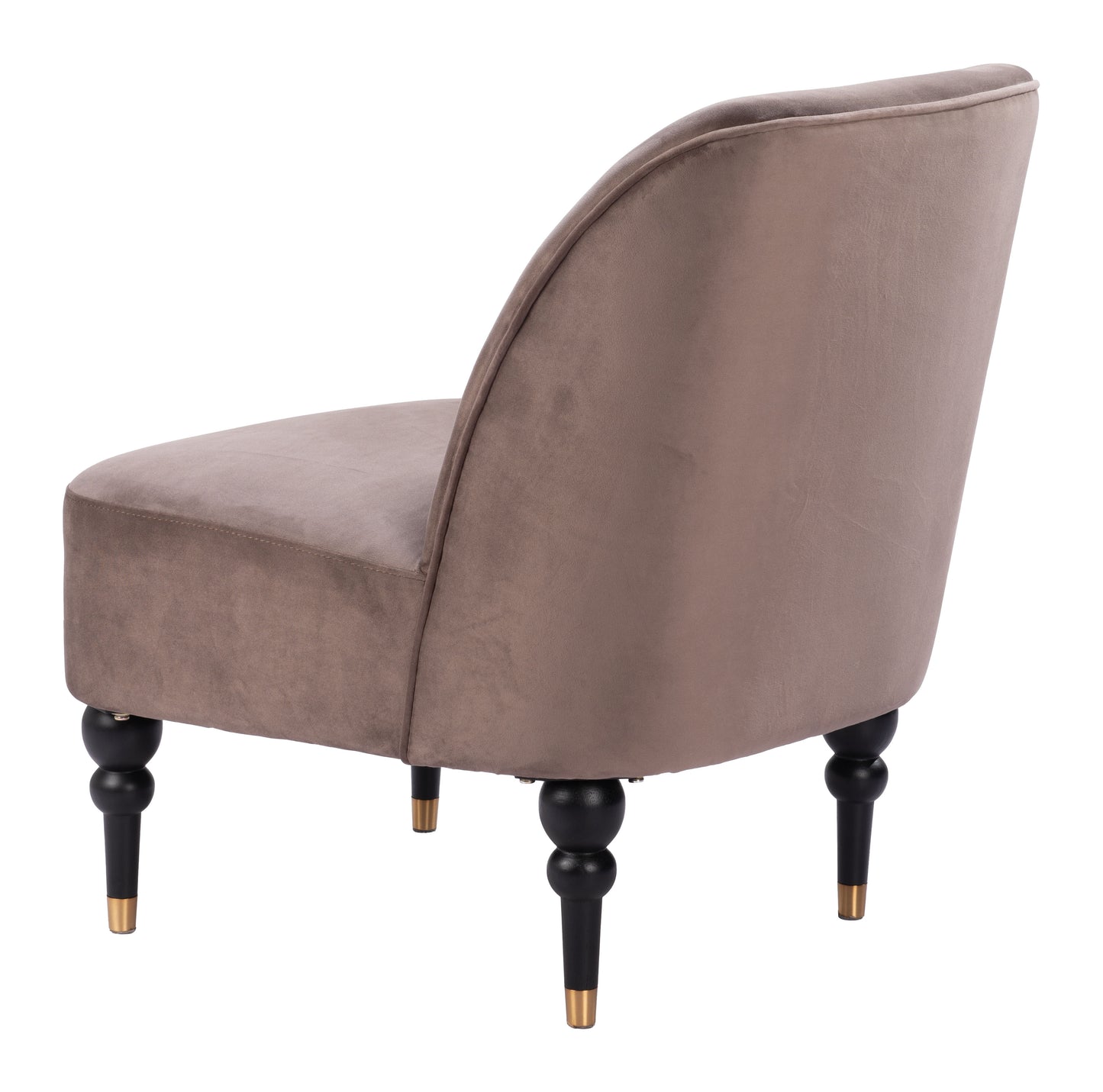 Bintulu Accent Chair - Taupe Elegant and Cozy Upholstered Chair for Modern Living Spaces