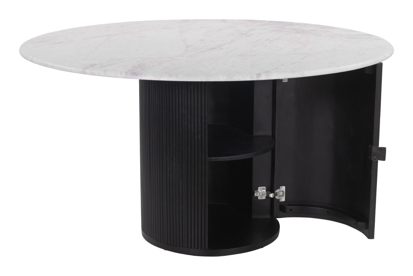 Izola Dining Table White & Black β Modern and Elegant Two-Tone Dining Table for Your Dining Room or Kitchen Decor