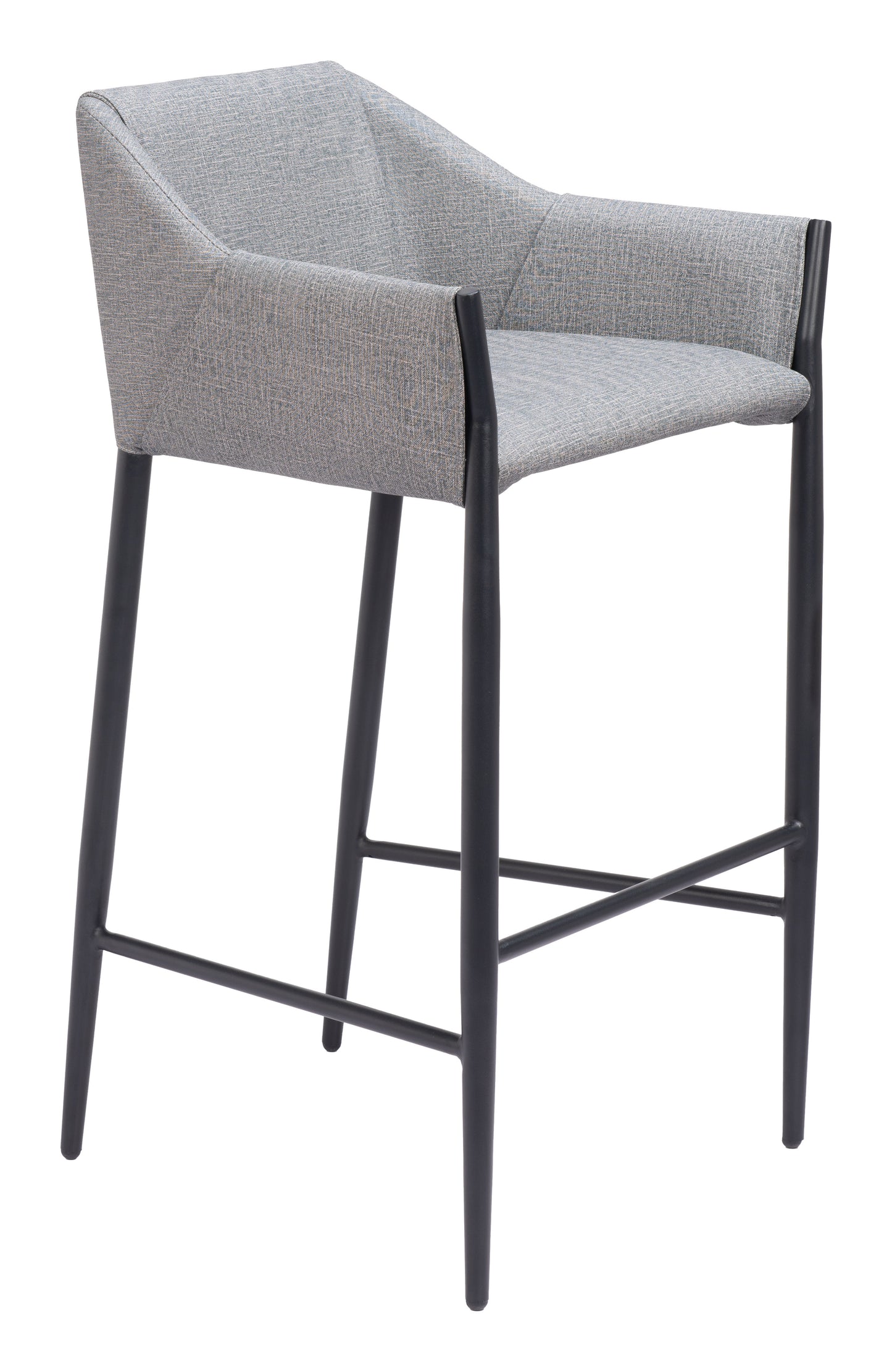 Andover Barstool Slate Gray β Stylish and Modern Slate Gray Barstool for Kitchen or Home Bar Area