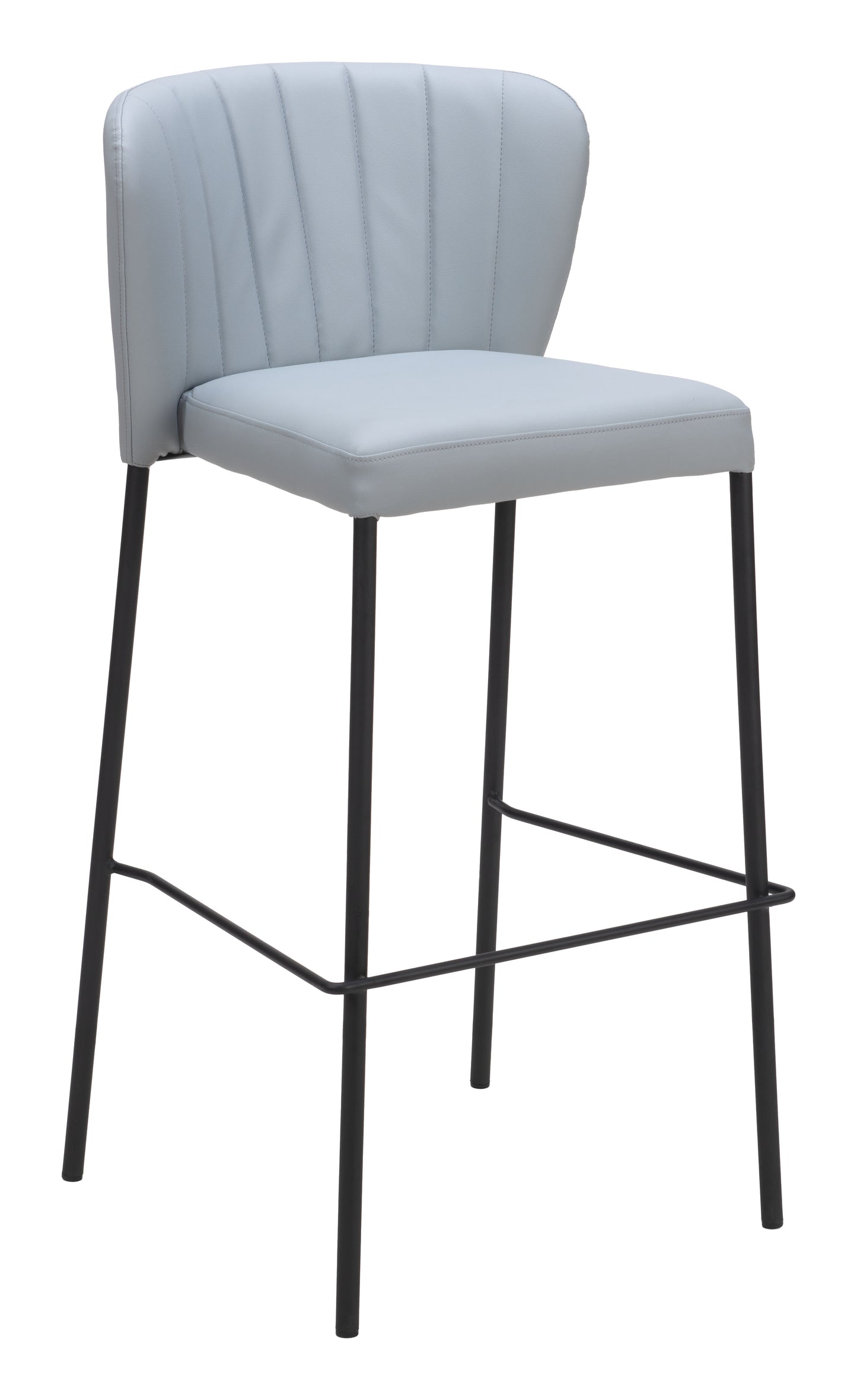 Linz Barstool Set of 2 - Modern Gray Design for Chic Home Bars and Kitchens