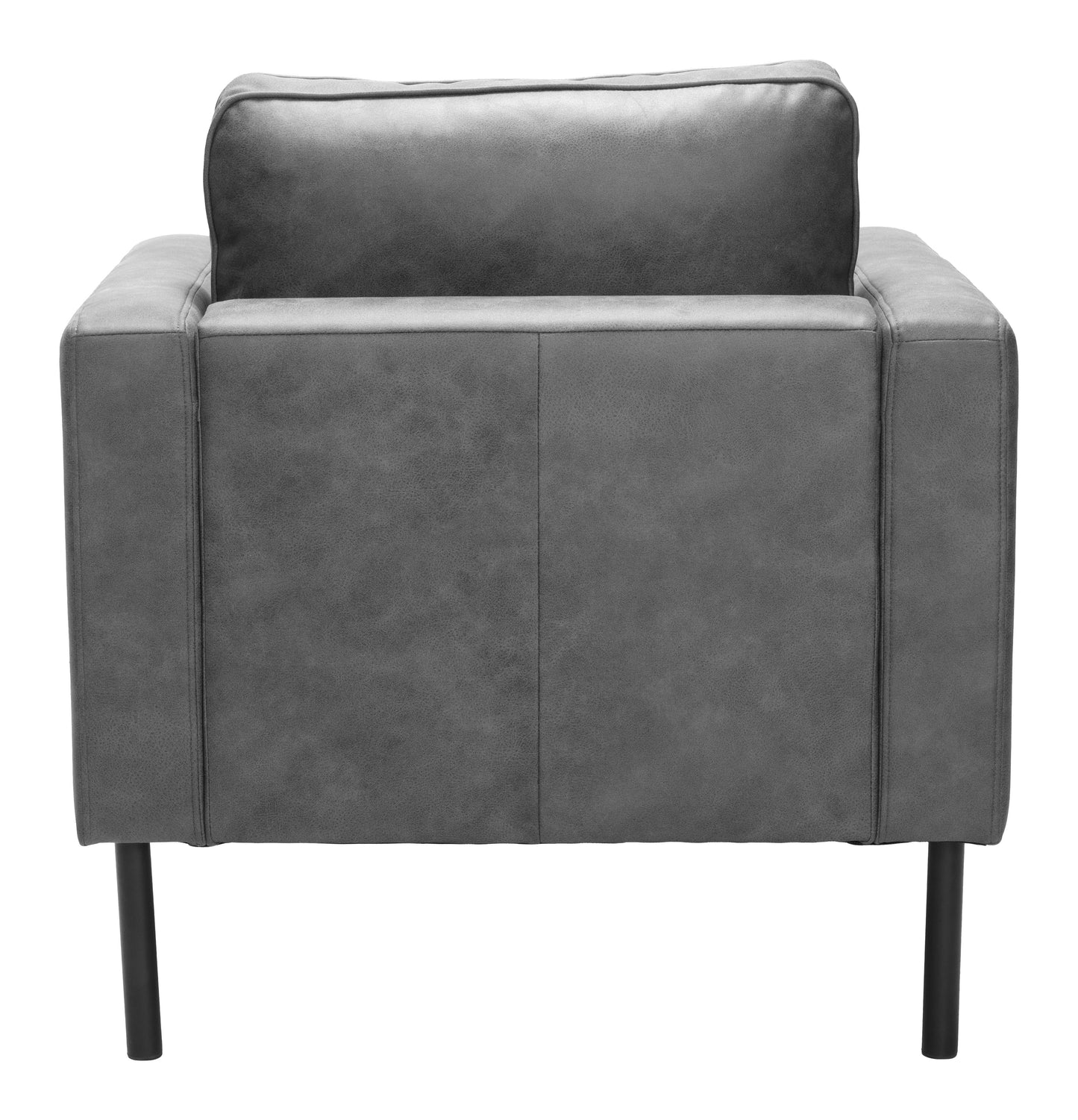 Decade Armchair - Vintage Gray Stylish and Comfortable Upholstered Armchair for Classic and Contemporary Living Spaces