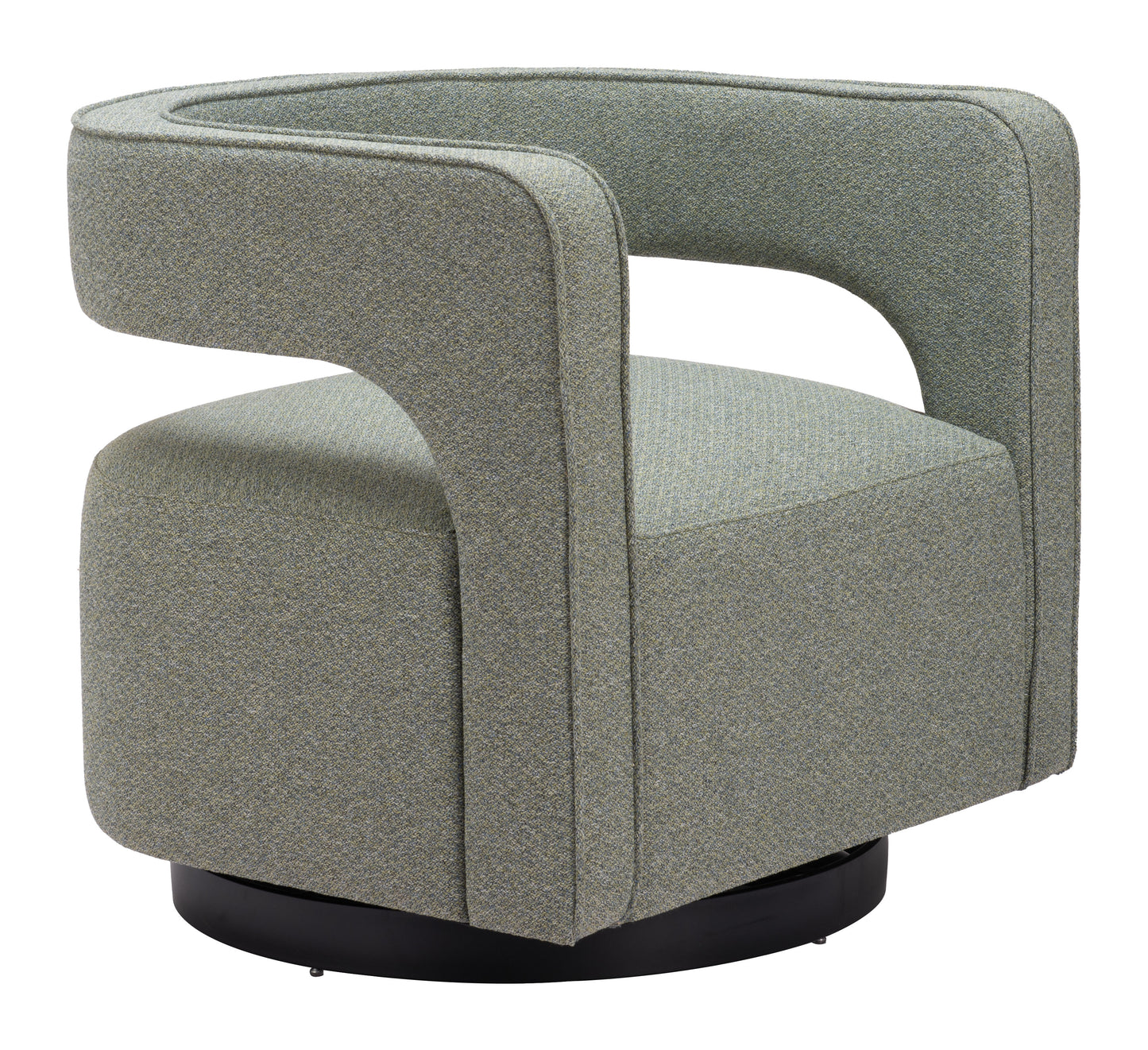 Turku Swivel Chair - Sage Green Stylish and Comfortable Swivel Chair for Modern Living Spaces