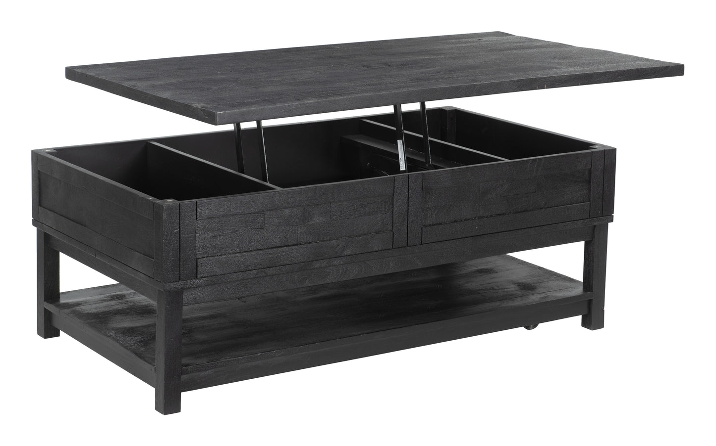 Surat Lift Top Coffee Table - Black Modern and Functional Coffee Table with Lift-Top Design for Stylish Living Rooms