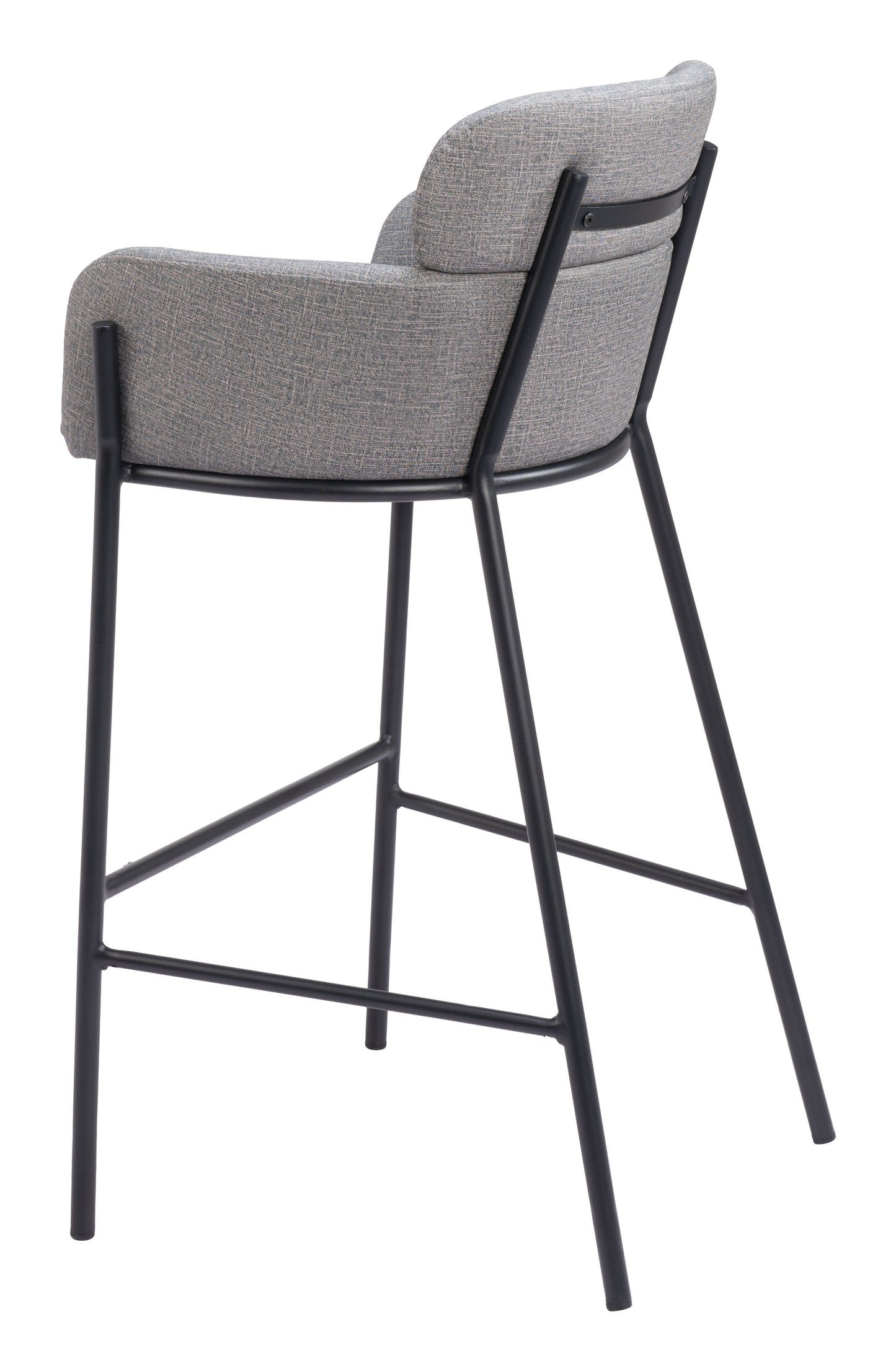 Bremor Barstool Slate Gray β Sleek and Modern Slate Gray Barstool for Kitchen or Home Bar Area
