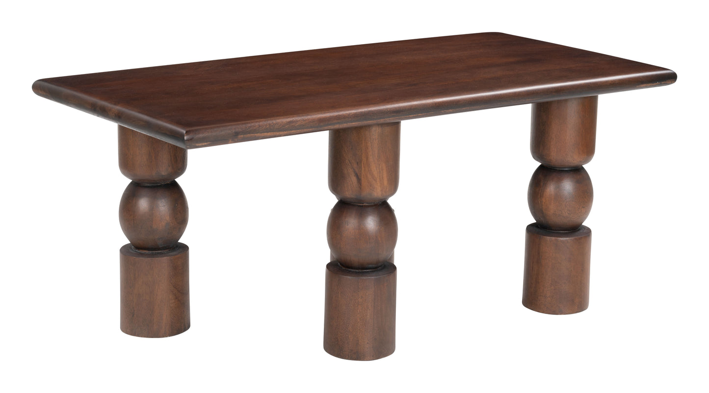 Split Coffee Table - Brown Sleek and Stylish Coffee Table for Modern Living Rooms