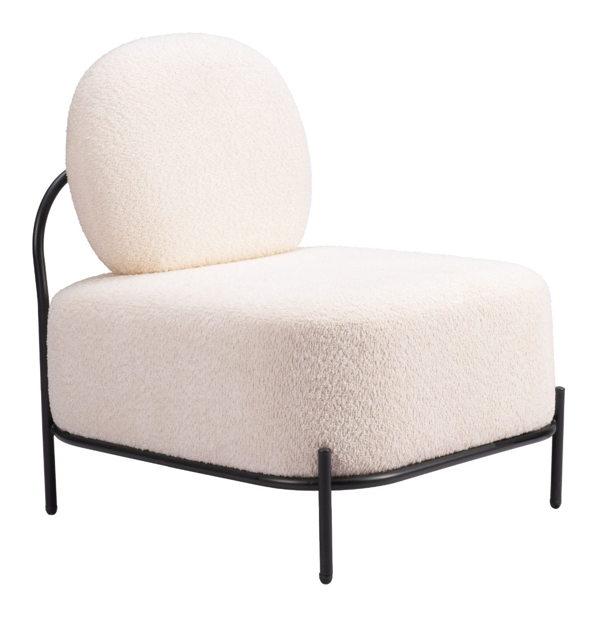 Arendal Accent Chair - Vanilla Elegant and Cozy Upholstered Chair for Modern Living Rooms