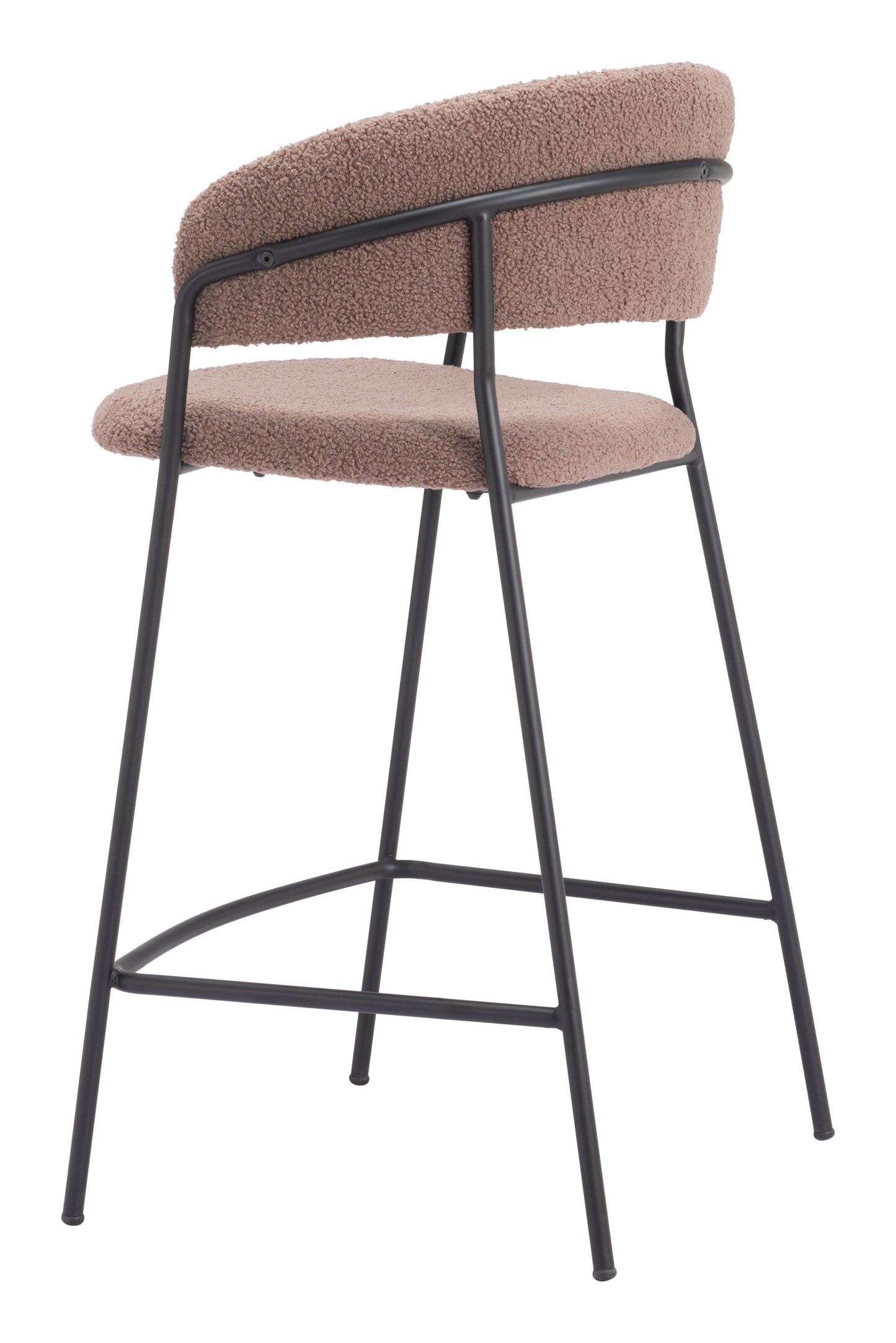 Josephine Counter Stool Set of 2 - Stylish Brown Design for Modern Kitchens and Dining Areas