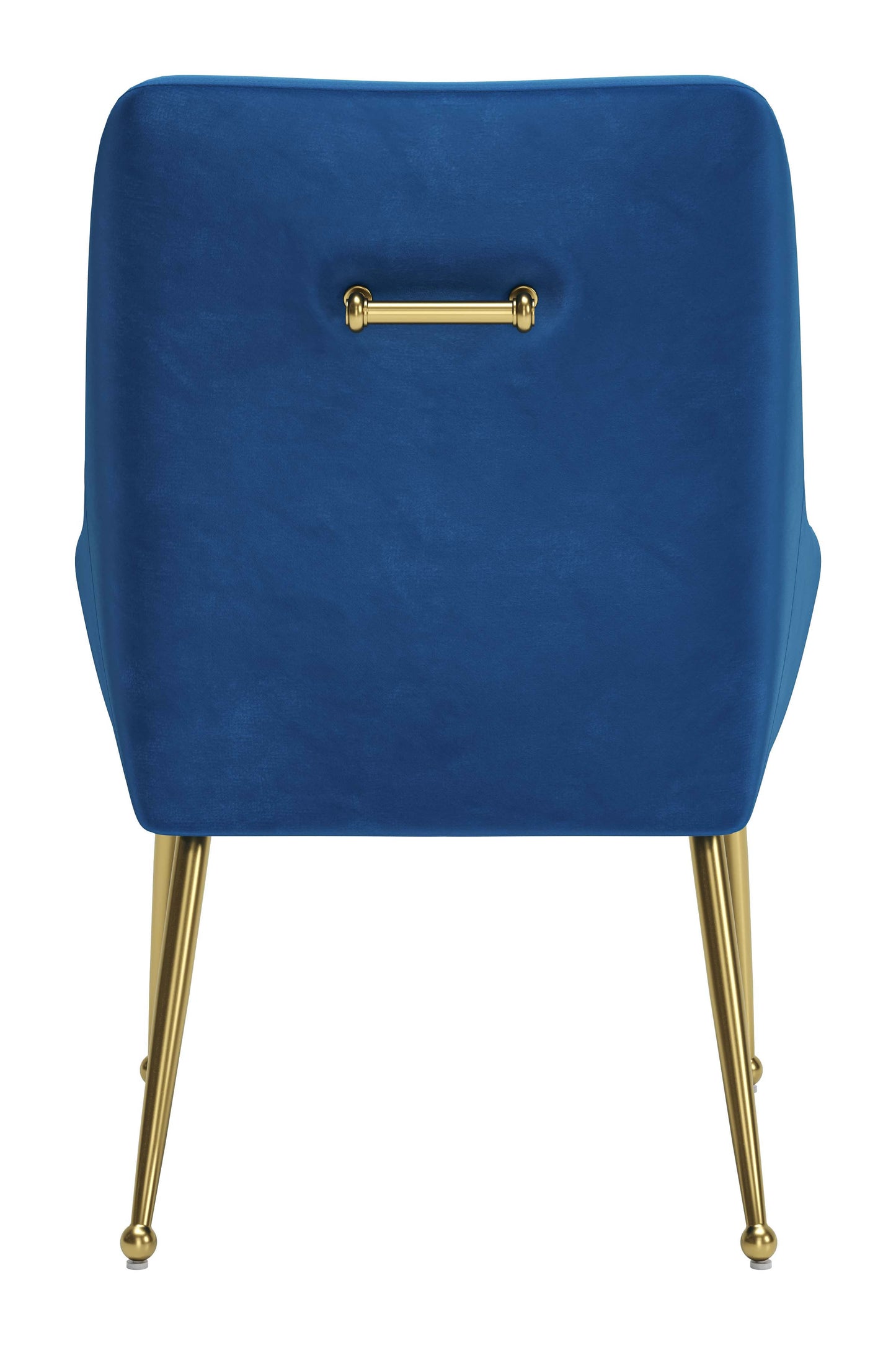 Maxine Dining Chair - Elegant Navy Blue & Gold Design for Sophisticated Dining Rooms and Contemporary Spaces