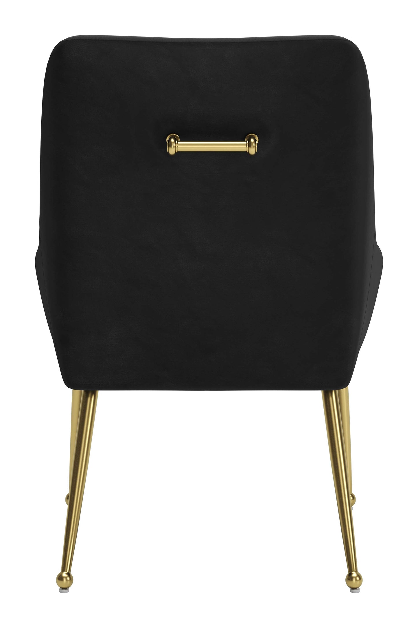 Maxine Dining Chair - Stylish Black & Gold Design for Elegant Dining Rooms and Contemporary Spaces
