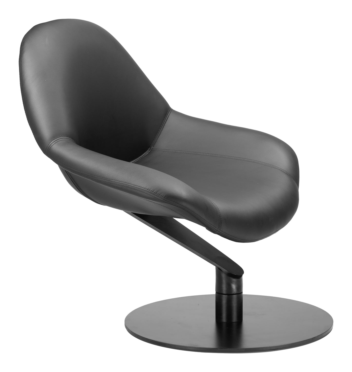 Poole Accent Chair - Black Sleek Upholstered Chair for Modern Home Decor