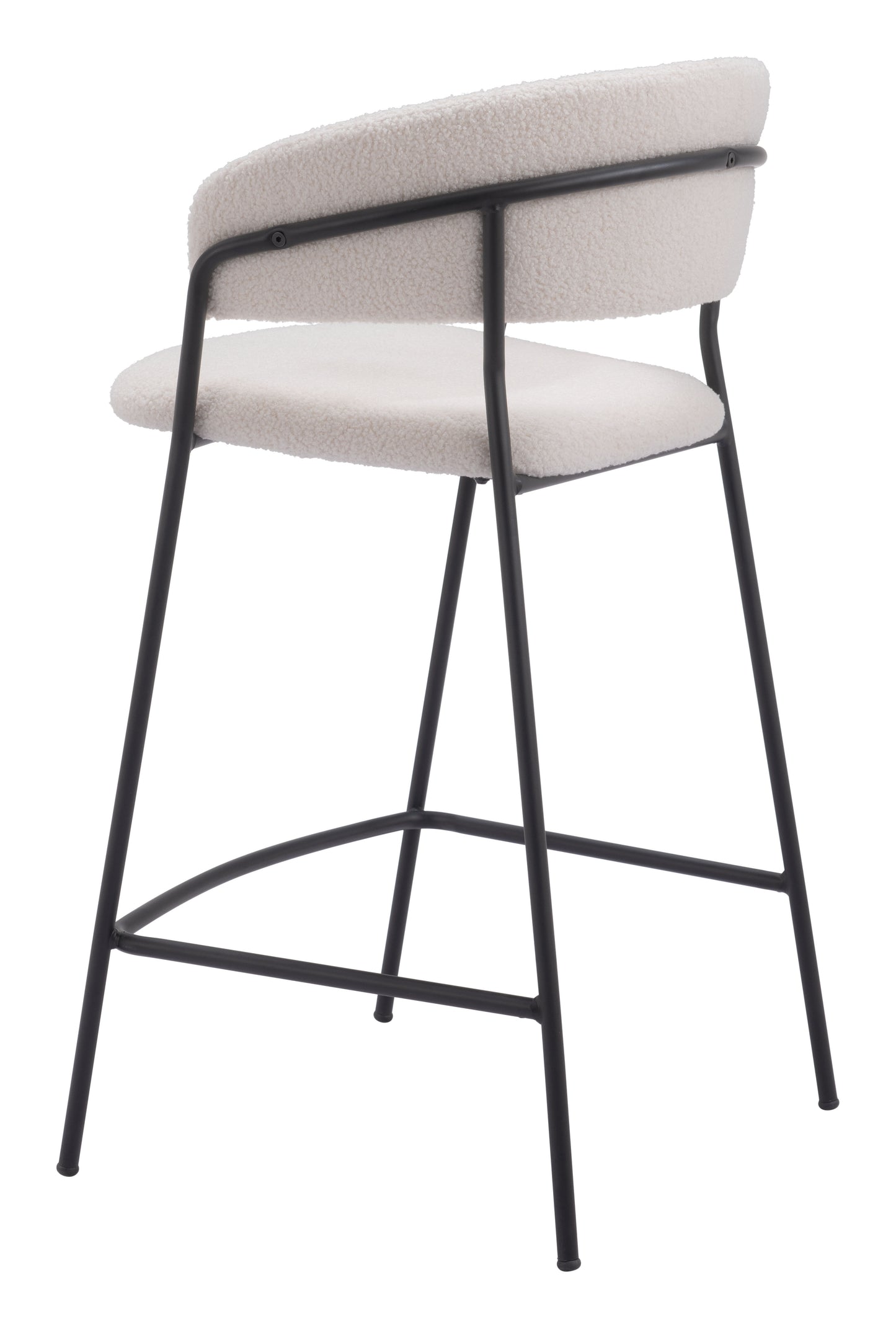 Josephine Counter Stool Set of 2 - Elegant Cream Design for Chic Kitchens and Dining Spaces