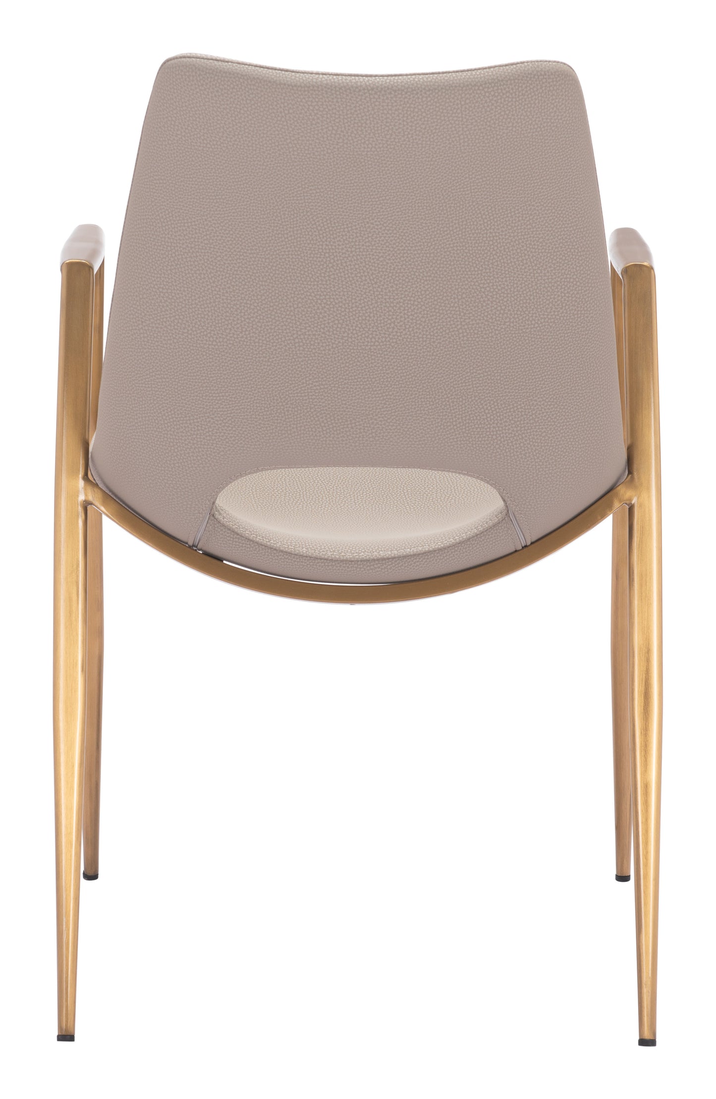 Desi Dining Chair Set of 2 - Elegant Beige & Gold Design for Stylish Dining Rooms and Spaces