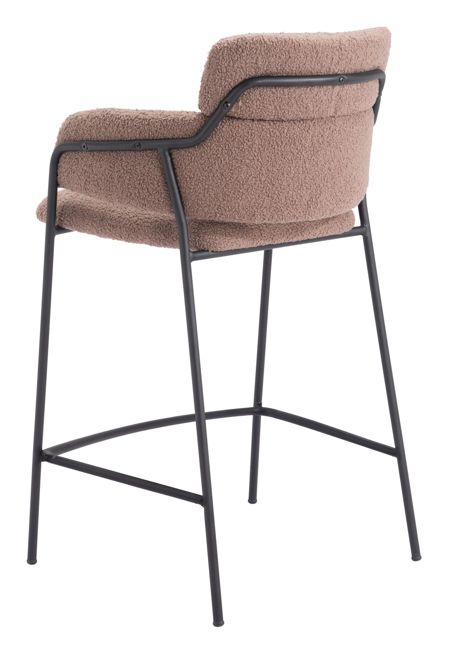 Marcel Counter Stool Set of 2 - Stylish Brown Design for Modern Kitchens and Dining Areas