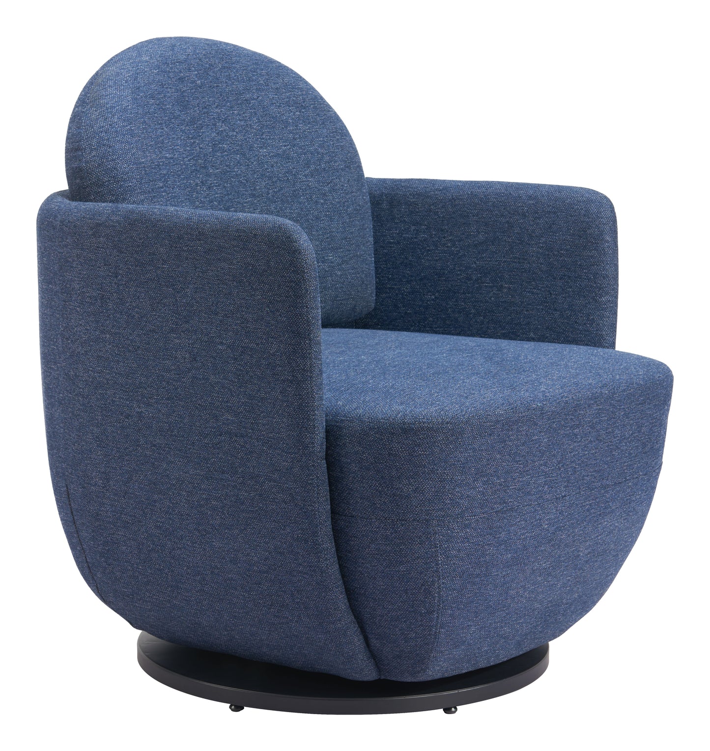 Bant Swivel Chair - Blue Stylish and Comfortable Swivel Chair for Modern Living Rooms or Offices