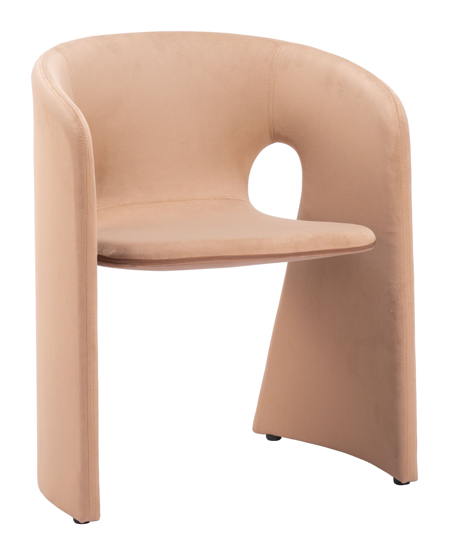 Rosyth Dining Chair - Tan Modern Upholstered Chair for Elegant Dining Spaces