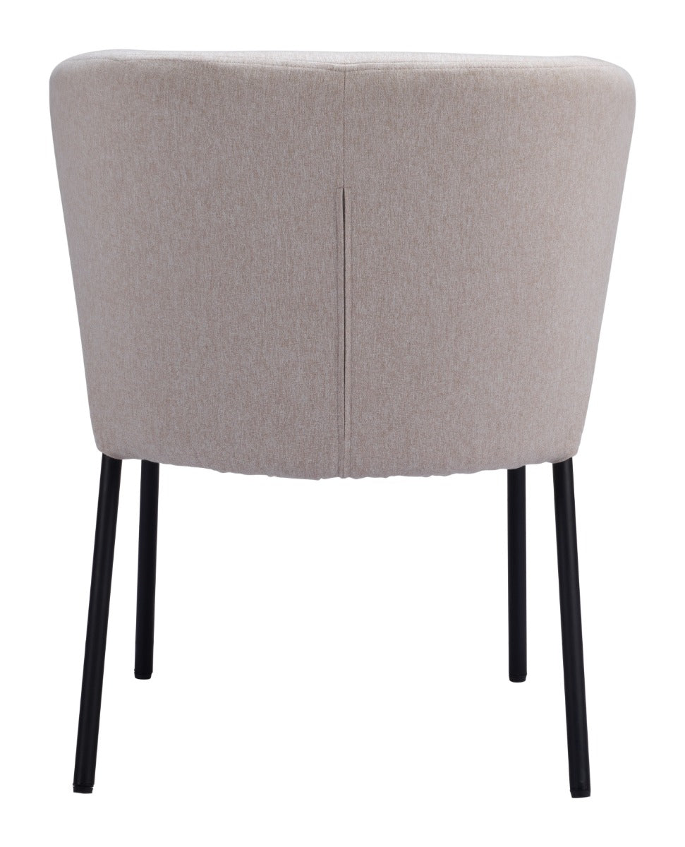Aimee Dining Chair Set of 2 - Elegant Beige Design for Chic Dining Rooms and Modern Interiors