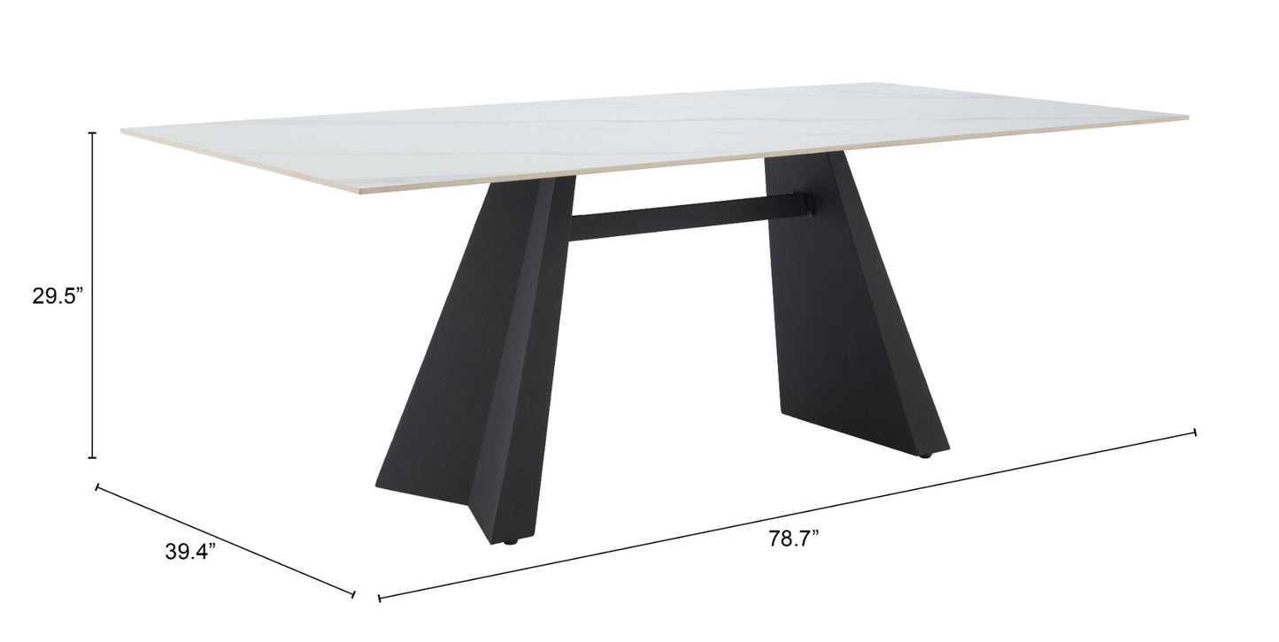 Inky Dining Table White β Modern and Elegant White Dining Table for Stylish Interiors